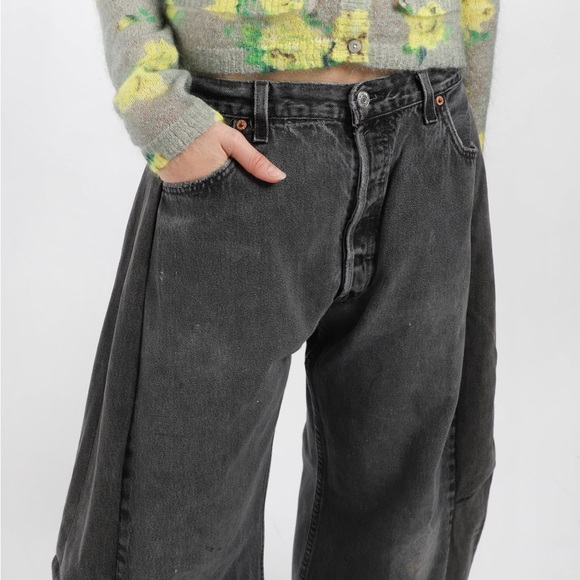 B Sides Lasso Levi's Denim Jeans VINTAGE BLACK Barrel 32 - Picture 9 of 14